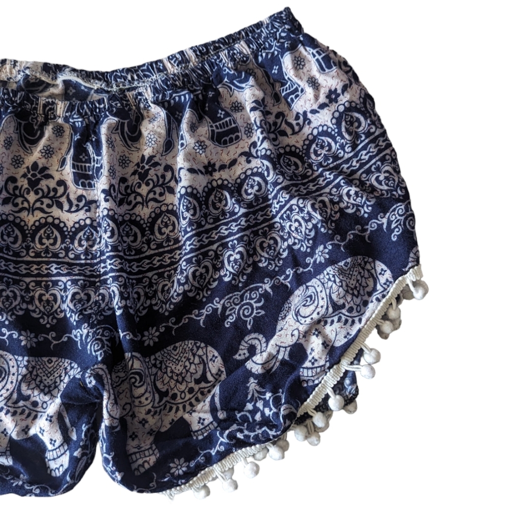 Boho Harem-Style Yoga Shorts